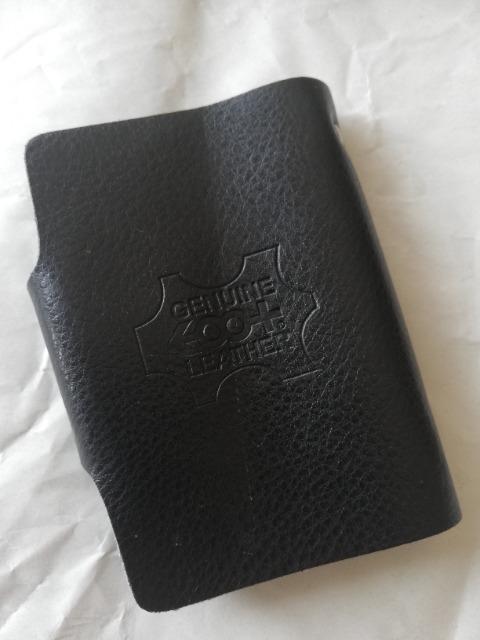 GENUINE LEATHER 名刺&カードケース レザー ブラック < 男性ファッション  GENUINE LEATHER 名刺&カードケース レザー ブラック < 男性ファッションの