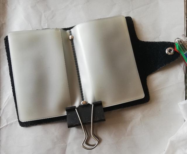 GENUINE LEATHER 名刺&カードケース レザー ブラック < 男性ファッション  GENUINE LEATHER 名刺&カードケース レザー ブラック < 男性ファッションの