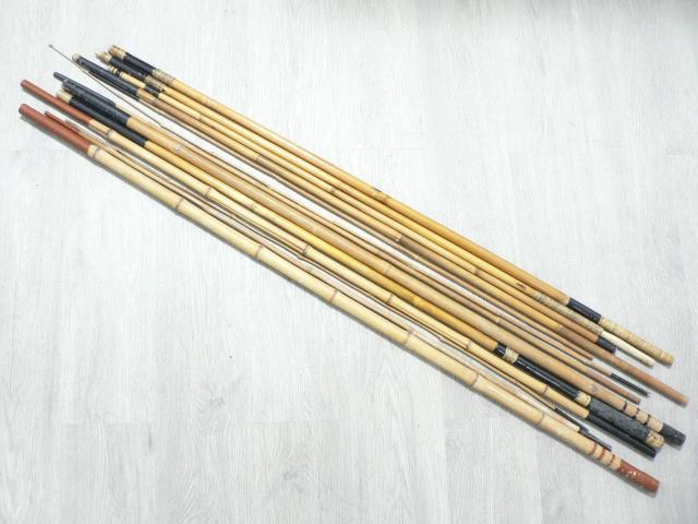 竹竿13本・ジャンク・即決! < レジャー/スポーツ 竹竿13本・ジャンク・即決! < レジャー/スポーツの