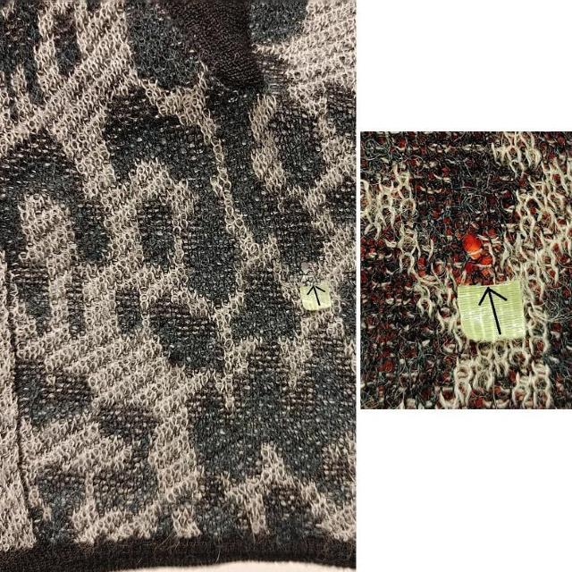 DIESEL XL■黒 レオパード柄★アルパカ 薄手 ロングカーディガン ニット コート ガウン ディーゼル ヒョウ柄 アニマル柄 < ブランド DIESEL XL■黒 レオパード柄★アルパカ 薄手 ロングカーディガン ニット コート ガウン ディーゼル ヒョウ柄 アニマル柄 < ブランドの