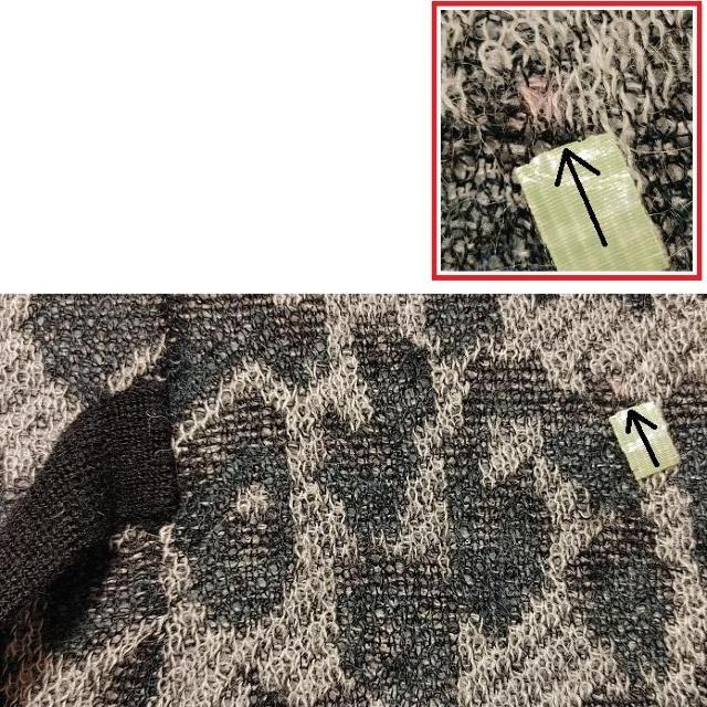 DIESEL XL■黒 レオパード柄★アルパカ 薄手 ロングカーディガン ニット コート ガウン ディーゼル ヒョウ柄 アニマル柄 < ブランド DIESEL XL■黒 レオパード柄★アルパカ 薄手 ロングカーディガン ニット コート ガウン ディーゼル ヒョウ柄 アニマル柄 < ブランドの