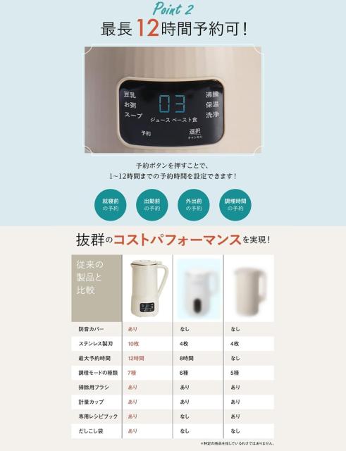 【楽天¥7.999】Kiralab 豆乳メーカー 全自動 濾過不要 本格豆乳 家庭用 正規品 豆乳機 豆乳マシーン スープメーカー < 家電/AV  【楽天¥7.999】Kiralab 豆乳メーカー 全自動 濾過不要 本格豆乳 家庭用 正規品 豆乳機 豆乳マシーン スープメーカー < 家電/AVの