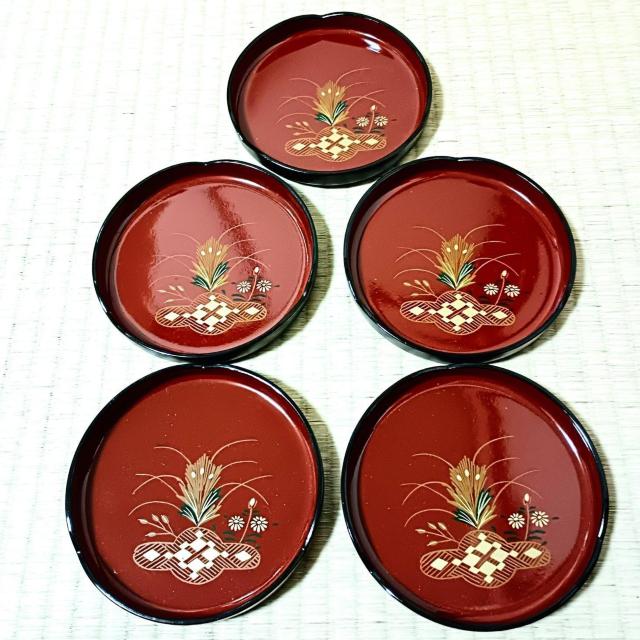 新品未使用 保管品 大内塗 小皿5個 木箱付き極美品 < インテリア/ライフ 新品未使用 保管品 大内塗 小皿5個 木箱付き極美品 < インテリア/ライフの