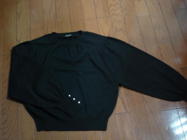 ★クイーンズコート 袖パールデザインドルマリン袖ニット★着用1度!超激安! < ブランド ★クイーンズコート 袖パールデザインドルマリン袖ニット★着用1度!超激安! < ブランドの