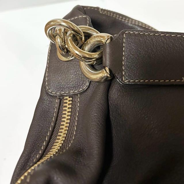 美品 FURLA フルラ 2WAY レザー ショルダー バッグ ブラウン < ブランド 美品 FURLA フルラ 2WAY レザー ショルダー バッグ ブラウン < ブランドの