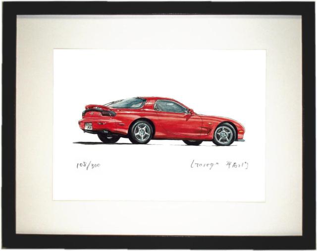 NC-362アンフィニRX-7限定版画 直筆サイン額装●作家平右ヱ門 < 自動車/バイク NC-362アンフィニRX-7限定版画 直筆サイン額装●作家平右ヱ門 < 自動車/バイク