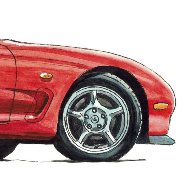 NC-362アンフィニRX-7限定版画 直筆サイン額装●作家平右ヱ門 < 自動車/バイク NC-362アンフィニRX-7限定版画 直筆サイン額装●作家平右ヱ門 < 自動車/バイク