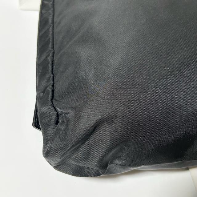 PRADA プラダ ナイロン サフィアーノ レザー ポーチ クラッチ バッグ ブラック シルバー金具 < ブランド PRADA プラダ ナイロン サフィアーノ レザー ポーチ クラッチ バッグ ブラック シルバー金具 < ブランドの