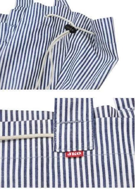 ヒッコリーレジカゴ型ショッピングバスケットエコバッグ日本製 < 女性ファッション  ヒッコリーレジカゴ型ショッピングバスケットエコバッグ日本製 < 女性ファッションの