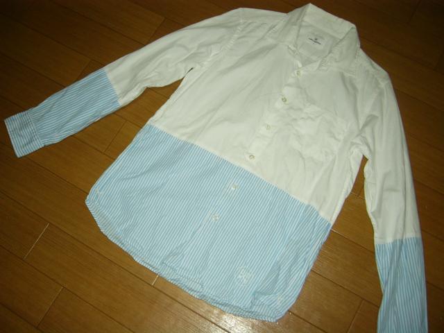 uniform experiment ツートン ストライプシャツ1SOPHNET. < ブランド  uniform experiment ツートン ストライプシャツ1SOPHNET. < ブランドの