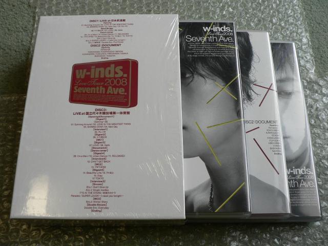 w-inds/Live Tour 2008 "Seventh Ave" 初回盤(3DVD)ポストカード < タレントグッズ w-inds/Live Tour 2008 "Seventh Ave" 初回盤(3DVD)ポストカード < タレントグッズの