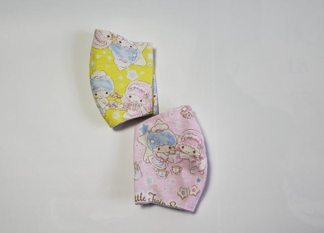 XS11夏 【限定】★お肌に優しいマスク キキララ 接触冷感立体マスク 2枚set(*^^*) < 女性ファッション  XS11夏 【限定】★お肌に優しいマスク キキララ 接触冷感立体マスク 2枚set(*^^*) < 女性ファッションの