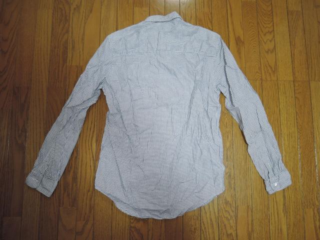 WTAPS ダブルタップス ギンガム チェックシャツ S 白紺青系 BD ボタンダウン 長袖 < ブランド  WTAPS ダブルタップス ギンガム チェックシャツ S 白紺青系 BD ボタンダウン 長袖 < ブランドの