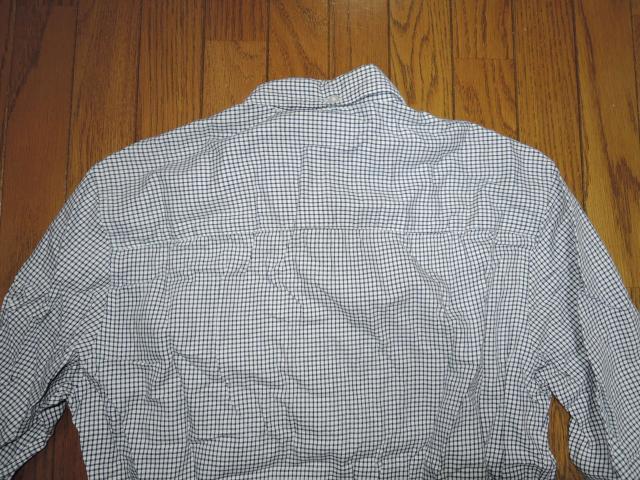 WTAPS ダブルタップス ギンガム チェックシャツ S 白紺青系 BD ボタンダウン 長袖 < ブランド  WTAPS ダブルタップス ギンガム チェックシャツ S 白紺青系 BD ボタンダウン 長袖 < ブランドの