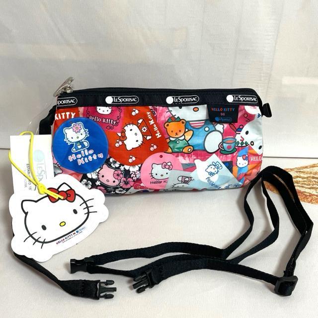 ★新品★LeSportsac レスポートサック ハローキティー ピンク ショルダーバッグ ミニショルダー ポーチ 8105送料無料 < 女性ファッション  ★新品★LeSportsac レスポートサック ハローキティー ピンク ショルダーバッグ ミニショルダー ポーチ 8105送料無料 < 女性ファッションの
