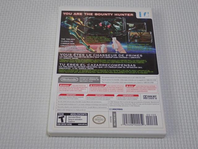 WiiMETROID PRIME 3 CORRUPTION CO kĔ  Q[{/\tg 