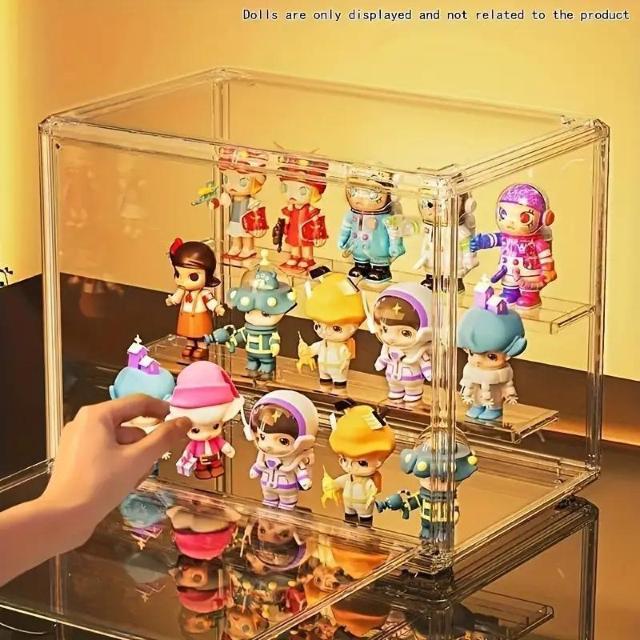 残1点★お試し価格1890円★フィギュア収納ケース、積み重ね可能、3段クリア、防塵、コレクション用 < ホビー  残1点★お試し価格1890円★フィギュア収納ケース、積み重ね可能、3段クリア、防塵、コレクション用  < ホビーの