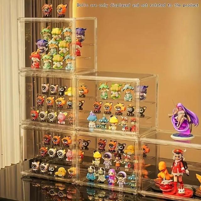 残1点★お試し価格1890円★フィギュア収納ケース、積み重ね可能、3段クリア、防塵、コレクション用 < ホビー  残1点★お試し価格1890円★フィギュア収納ケース、積み重ね可能、3段クリア、防塵、コレクション用 < ホビーの