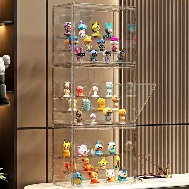 残1点★お試し価格1890円★フィギュア収納ケース、積み重ね可能、3段クリア、防塵、コレクション用 < ホビー  残1点★お試し価格1890円★フィギュア収納ケース、積み重ね可能、3段クリア、防塵、コレクション用 < ホビーの