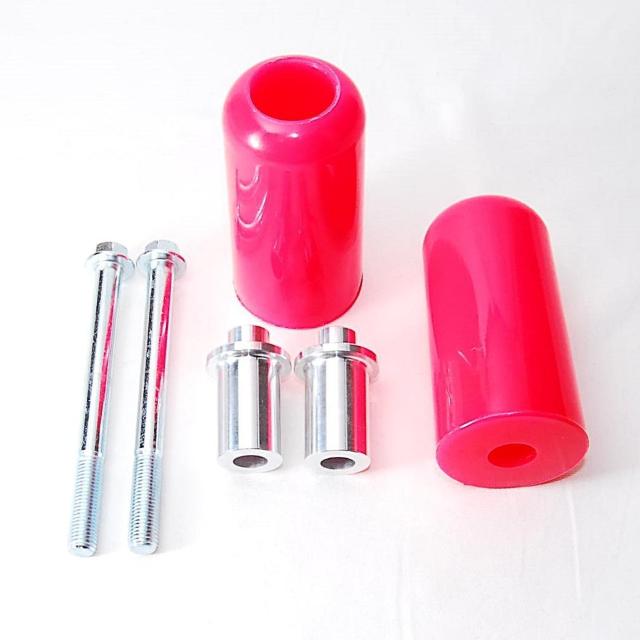 バイク カラー エンジンスライダー 10mm ピンク 左右2個セット エンジンガード エンジンプロテクター フレームスライダー < 自動車/バイク バイク カラー エンジンスライダー 10mm ピンク 左右2個セット エンジンガード エンジンプロテクター フレームスライダー < 自動車/バイク