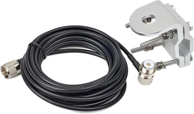 アルミ製 アンテナ基台 パイプステー/ミラーステー/ルーフレール用 RG58同軸ケーブル(5m)付き MJ-MP型 < ホビー アルミ製 アンテナ基台 パイプステー/ミラーステー/ルーフレール用 RG58同軸ケーブル(5m)付き MJ-MP型 < ホビーの