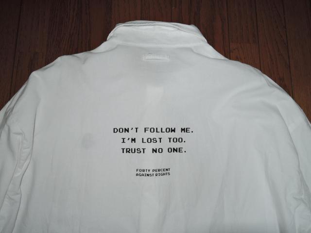 FPAR 40 Vc FPAR FORTY PERCENTS AGAINST RIGHTS wS LOGO WTAPS  uh 