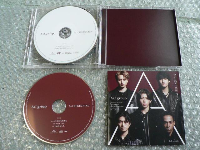 Aぇ! group/≪A≫BEGINNING【初回限定盤A+B】CD+DVD/MV+メイキング(33分)&ライブ映像(130分) < CD/DVD/ビデオ  Aぇ! group/≪A≫BEGINNING【初回限定盤A+B】CD+DVD/MV+メイキング(33分)&ライブ映像(130分) < CD/DVD/ビデオの