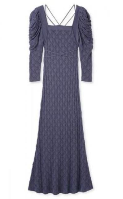 SNIDEL★スナイデル Sustainableクロシェパフスリニットワンピース ネイビー FREE ワンピース ロングワンピース < 女性ファッション SNIDEL★スナイデル Sustainableクロシェパフスリニットワンピース ネイビー FREE ワンピース ロングワンピース < 女性ファッションの