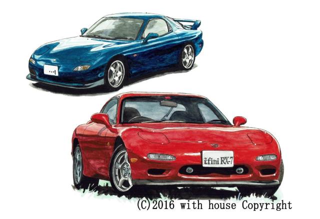 NC-366アンフィニRX-7限定版画 直筆サイン額装●作家平右ヱ門 < 自動車/バイク NC-366アンフィニRX-7限定版画 直筆サイン額装●作家平右ヱ門 < 自動車/バイク