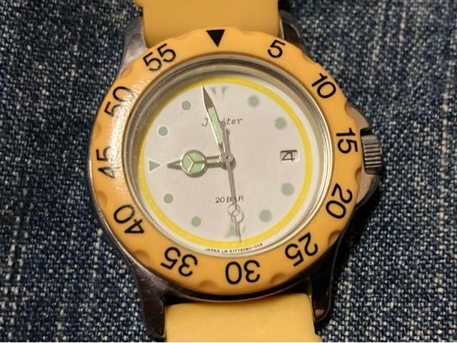 orient jupiter ダイバーズウォッチ 時計 イエロー 黄色 日本製 レディース 腕時計 回転ベゼル < 女性アクセサリー/時計 orient jupiter ダイバーズウォッチ 時計 イエロー 黄色 日本製 レディース 腕時計 回転ベゼル < 女性アクセサリー/時計の