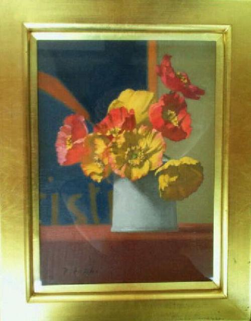 絵画 油彩 藤木俊明『花』真作保証 原画 < ホビー 絵画 油彩 藤木俊明『花』真作保証 原画 < ホビーの