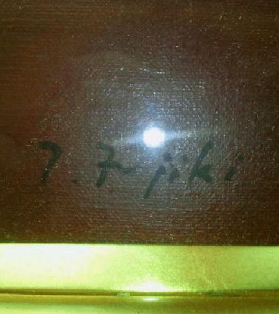 絵画 油彩 藤木俊明『花』真作保証 原画 < ホビー 絵画 油彩 藤木俊明『花』真作保証 原画 < ホビーの