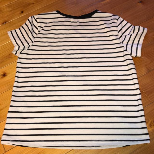 シンプルボーダーTシャツ150 < キッズ/ベビー  シンプルボーダーTシャツ150 < キッズ/ベビーの