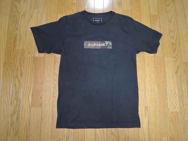 SOPHNET. �\�t�l�b�g BOX LOGO T�V���c M �� �{�b�N�X ���S ���ʕ� �J�b�g�\�[  �� �u�����h�� 