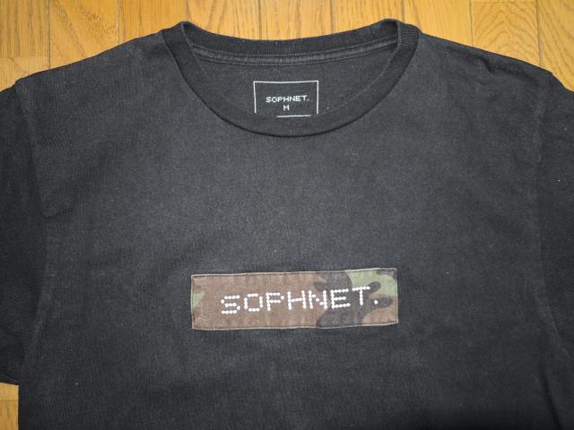 SOPHNET. �\�t�l�b�g BOX LOGO T�V���c M �� �{�b�N�X ���S ���ʕ� �J�b�g�\�[ �� �u�����h�� 