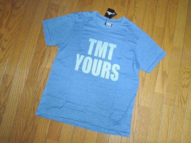 新品 TMT S/SL INDIGO 天竺TEE Tシャツ M YOURS ロゴ LOGO カットソー インディゴ 染めカットソー < ブランド 新品 TMT S/SL INDIGO 天竺TEE Tシャツ M YOURS ロゴ LOGO カットソー インディゴ 染めカットソー < ブランドの
