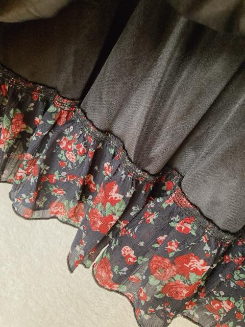 axes femme アクシーズ 半袖 花柄 ゴシック ドレス ワンピース M N2m < ブランド  axes femme アクシーズ 半袖 花柄 ゴシック ドレス ワンピース M N2m < ブランドの