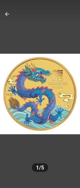 オーストラリア 『干支・十二支 辰年:龍年』1/10オンス カラー純金貨弊 < ホビー オーストラリア 『干支・十二支 辰年:龍年』1/10オンス カラー純金貨弊 < ホビーの