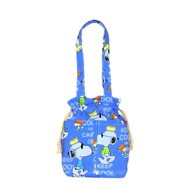 ◆◆ちょっと小さめ◆◆スヌーピーSNOOPY◆外ポケットA持ち手付き巾着バッグ◆ < 女性ファッション  ◆◆ちょっと小さめ◆◆スヌーピーSNOOPY◆外ポケットA持ち手付き巾着バッグ◆  < 女性ファッションの