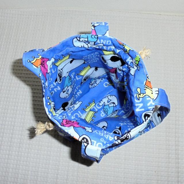 ◆◆ちょっと小さめ◆◆スヌーピーSNOOPY◆外ポケットA持ち手付き巾着バッグ◆ < 女性ファッション  ◆◆ちょっと小さめ◆◆スヌーピーSNOOPY◆外ポケットA持ち手付き巾着バッグ◆ < 女性ファッションの