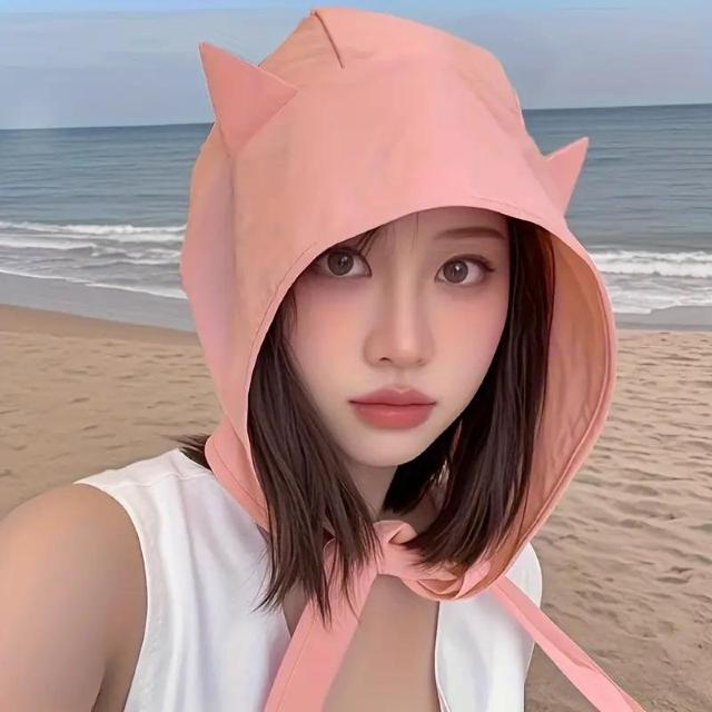 超お買い得690円★レディース 可愛い 猫耳 バケットハット 調節可能 サイドタイ 軽量  サンハット オールシーズン ピンク < 女性ファッション  超お買い得690円★レディース 可愛い 猫耳 バケットハット 調節可能 サイドタイ 軽量  サンハット オールシーズン ピンク  < 女性ファッションの