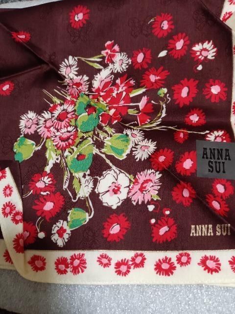 新品 アナスイ 大判 ハンカチ フラワー 花 @ < ブランド 新品 アナスイ 大判 ハンカチ フラワー 花 @ < ブランドの