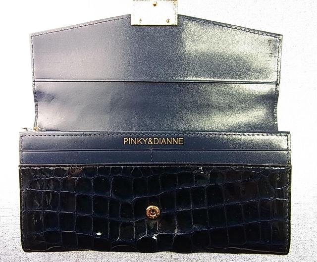 500円スタ★正規 美品 PINKY&DIANNE ピンキー&ダイアン 長財布 クロコ調 型押し エナメル ネイビー < ブランド 500円スタ★正規 美品 PINKY&DIANNE ピンキー&ダイアン 長財布 クロコ調 型押し エナメル ネイビー < ブランドの