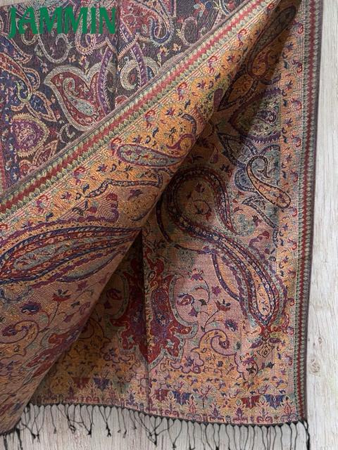 ペーズリー柄ストール ストール アジアン エスニック パシュミナ < 女性ファッション ペーズリー柄ストール ストール アジアン エスニック パシュミナ < 女性ファッションの