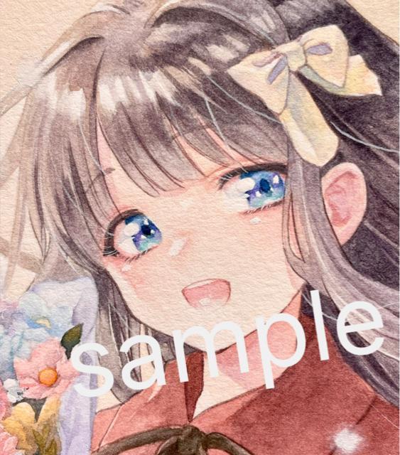 自作イラスト/オリジナル/水彩/原画/B5以下 < アニメ/コミック/キャラクター 自作イラスト/オリジナル/水彩/原画/B5以下 < アニメ/コミック/キャラクターの