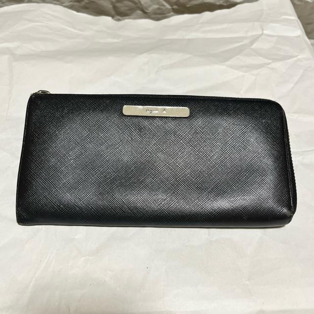 agnes b. VOYAGE サフィアーノレザー L字ファスナー 長財布 黒 アニエスベーボヤージュ < ブランド agnes b. VOYAGE サフィアーノレザー L字ファスナー 長財布 黒 アニエスベーボヤージュ < ブランドの