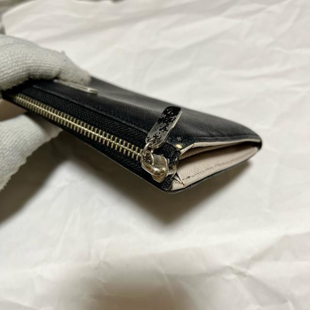 agnes b. VOYAGE サフィアーノレザー L字ファスナー 長財布 黒 アニエスベーボヤージュ < ブランド agnes b. VOYAGE サフィアーノレザー L字ファスナー 長財布 黒 アニエスベーボヤージュ < ブランドの
