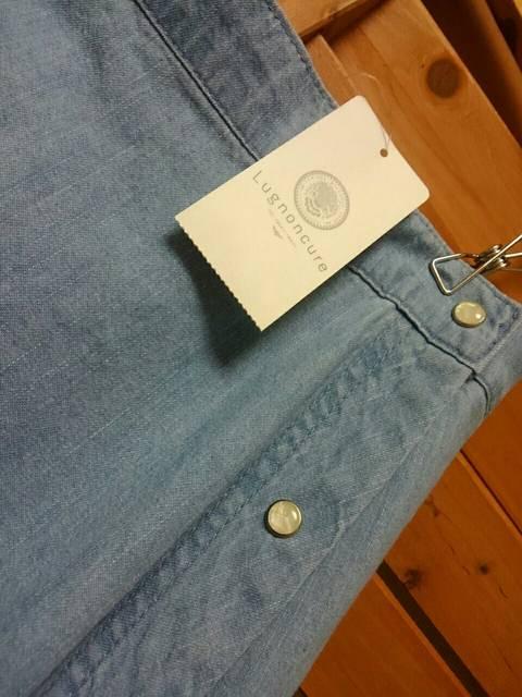 ●Lugnoucure●サイド釦デニムフレアスカート 新品 サックス < ブランド ●Lugnoucure●サイド釦デニムフレアスカート 新品 サックス < ブランドの