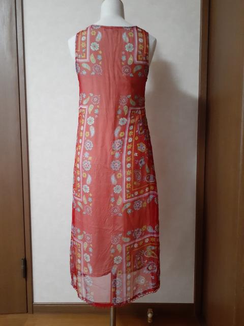 C.S.P.・マキシワンピース・赤×花柄 < 女性ファッション  C.S.P.・マキシワンピース・赤×花柄 < 女性ファッションの