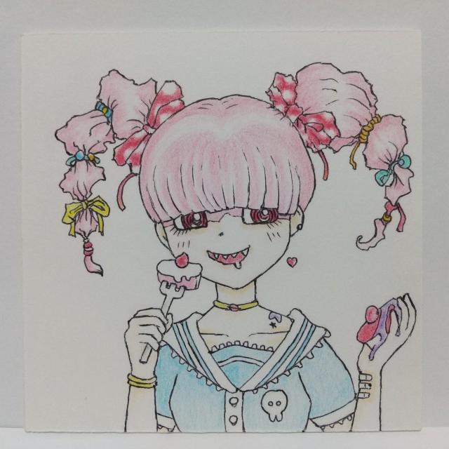 オリジナルイラスト 手描きイラスト ハンドメイド ファイター 女の子 カラー アート 絵 原画 < アニメ/コミック/キャラクター  オリジナルイラスト 手描きイラスト ハンドメイド ファイター 女の子 カラー アート 絵 原画 < アニメ/コミック/キャラクターの